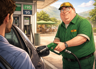 Una gasolinera, un filósofo y yo